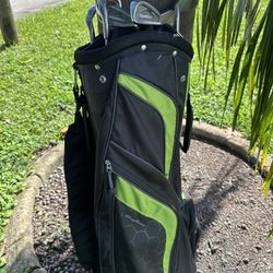 Tommy Armour 845s Silver Scot golf irons With Matching Bag