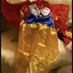 Girl Costume Princess Snow White Sz 5-10 Years