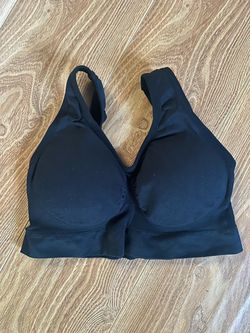 Black Wireless Bra Pilates Athletic Wear Casual Large