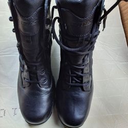 BATES BOOT. WATER RESISTANT   GORE-TEX, SIZE 12, BLACK 