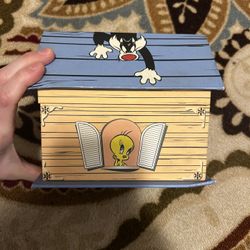 Vintage Tweety And Sylvester Jewelry Box