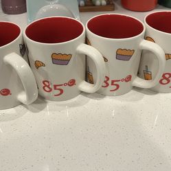 85°C Bakery Cafe Mugs - Set of 4