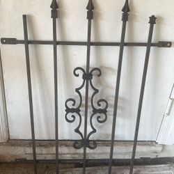 Wrought Iron Gate 28” X 37”