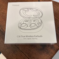 Wireless Earbuds Sports, Bluetooth Headphones 5.3, 50H Playback Over-Ear buds with 4 ENC Noise Cancelling Mic, Deep Bass Earphones with Earhooks, IP7 