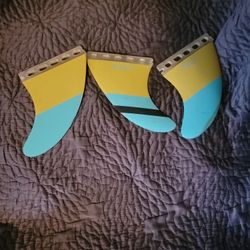 Future Thruster Fins  set RYD lato for surfboard