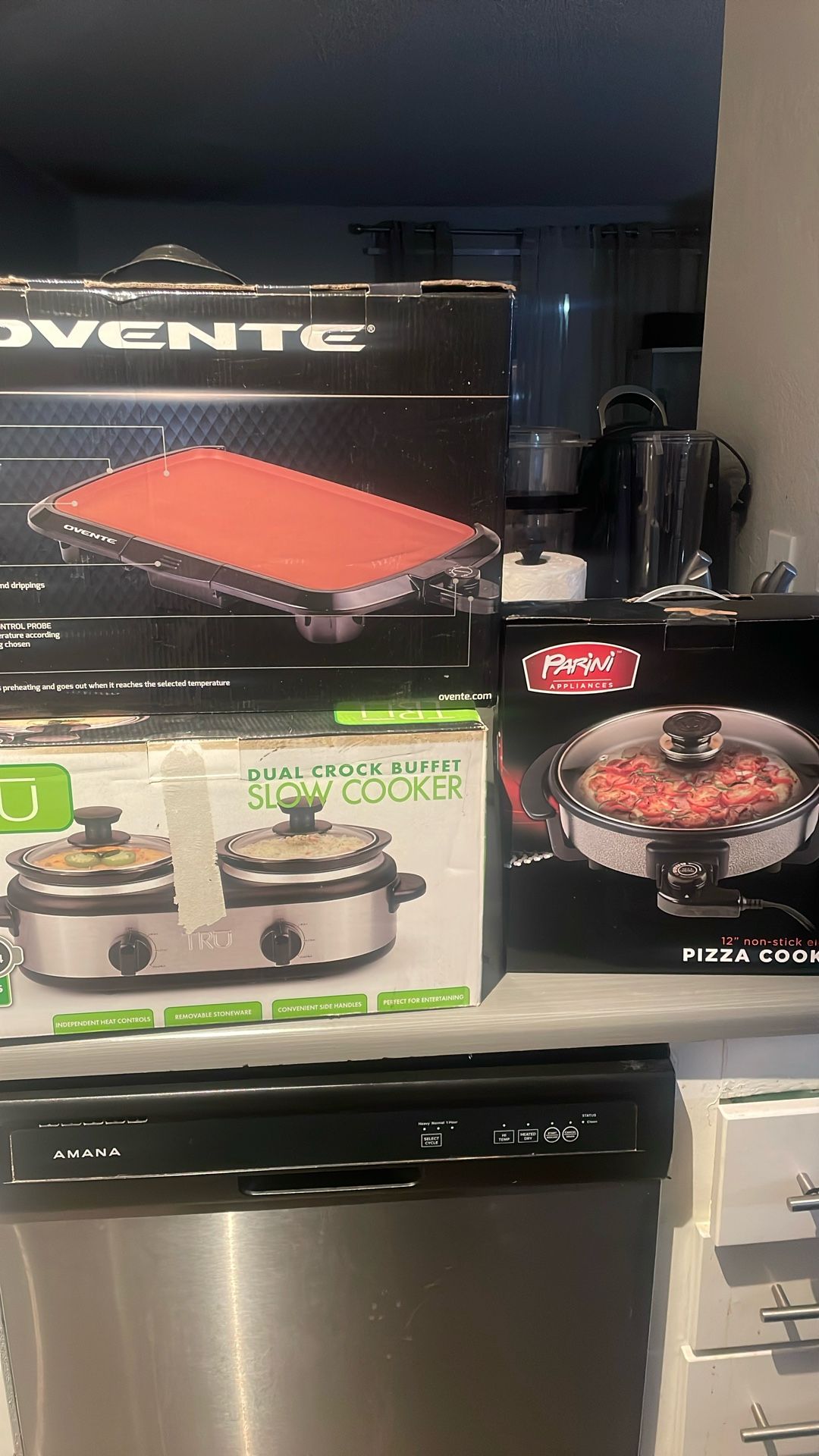Pizza Cooker / Electric Griddle/dual Slow Cooker