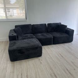 LIKE NEW Modular Cloud Sectional Couch 🚛 SAME DAY DELIVERY!
