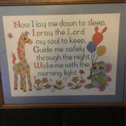 Vintage Needlework On Canvas