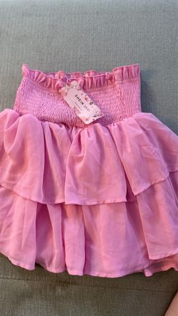 Pink skirt