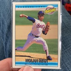 1992 Nolan Ryan Donruss Baseball Card