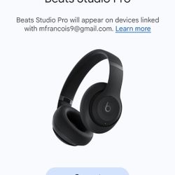 Beats Studio Pro - Wireless Noise Cancelling Over-the-Ear Headphones - Black Model:MQTP3LL/A. Bestbuy certified,  comes as shown. If not in pictures, 