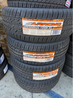 235/50/20 Arroyo All season 4 new tires installed ✅ instaladas ✅