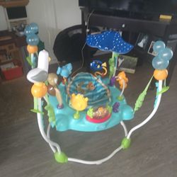 Disney Finding Nemo Baby Jumper Great Condition With Five Height Adjustments