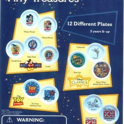 Disney Tiny Treasure Plates 