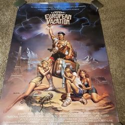 National Lampoon’s European Vacation 1985 Orig Movie Poster 27x41 CHEVY CHASE
