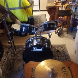 5 Piece Pearl Rythem Traveler Mini Drum Kit