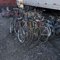 Lot Of 40+ Vintage Bicycles 