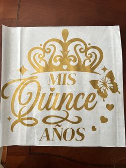 Vinyl decal stickers for backdrops