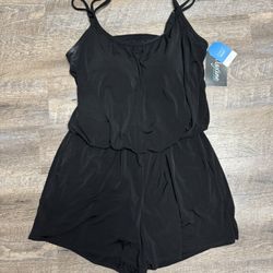 New with tags size 18w Maxine Of Hollywood Women's Romper One Piece Swimsuit