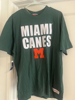  Miami Hurricanes Football T Shirt Men Sz Large NWT