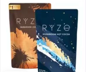 Hot cocoa and mushroom coffee duo