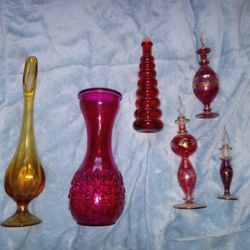Glass Perfume Bottles And Other