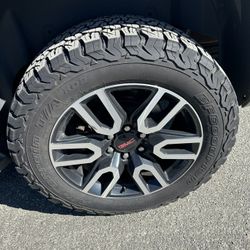 GMC Sierra AT4 Wheels And Tires 