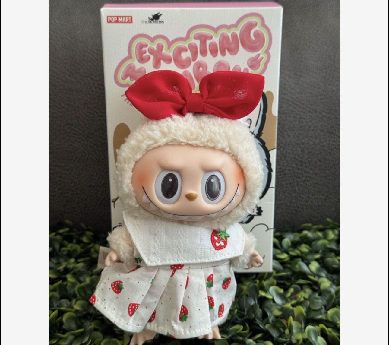 Strawberry Labubu Clothes