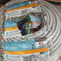 New MC Metal Clad Cable 10/3