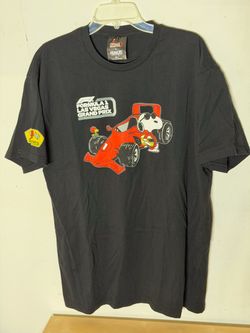 2024 F1 Las Vegas Grand Prix x Peanuts Snoopy Racing T-Shirt Black XL