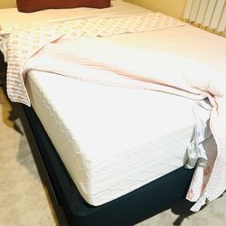Queen Size Mattres And Box Spring And Frame