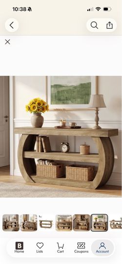 3 Tier Console Table