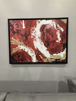 Abstract Painting Framed 48x36