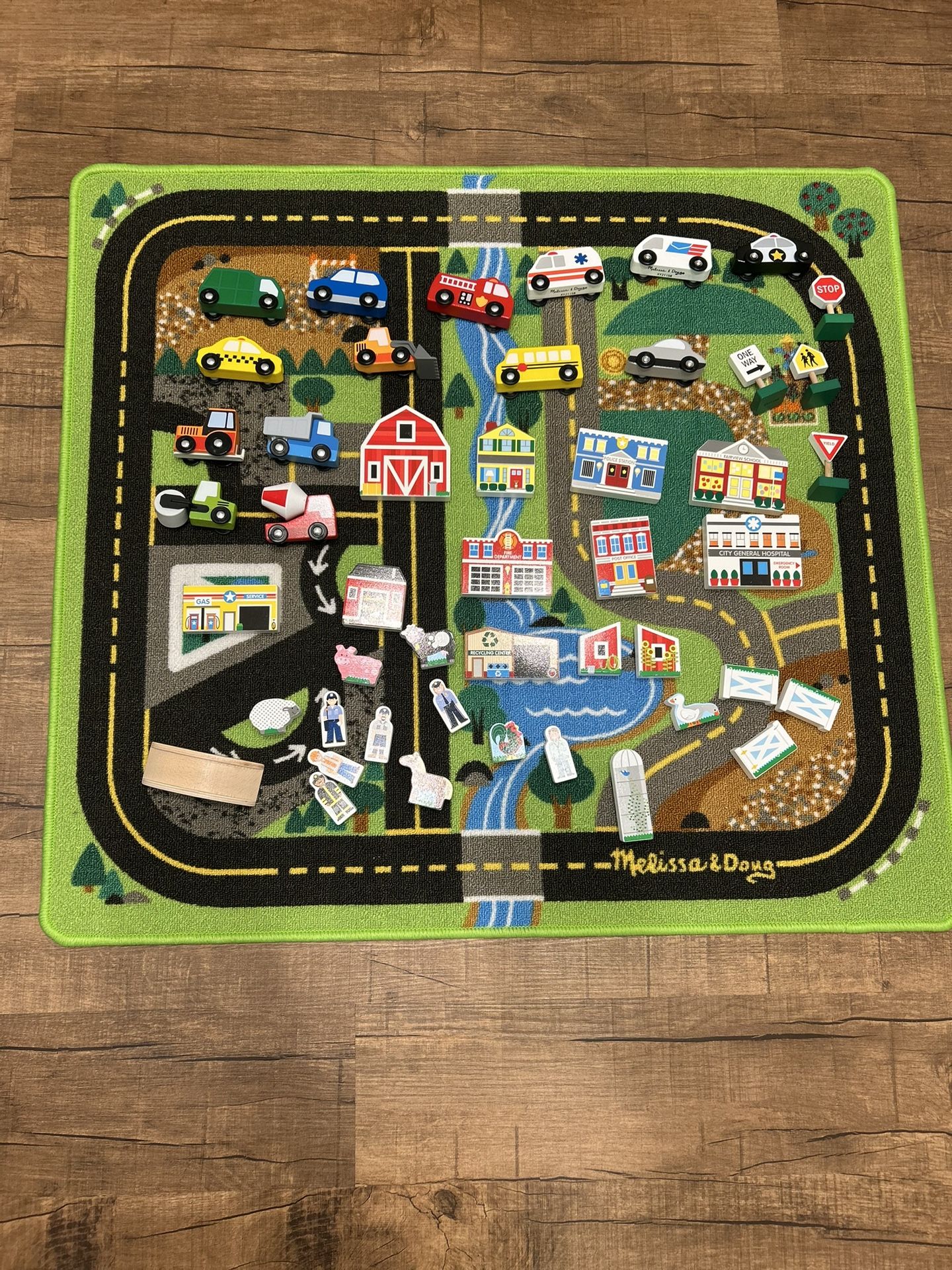 Melissa & Doug Activity Rug Pretend Play 