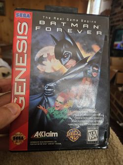 1995 Sega Genesis batman forever video game