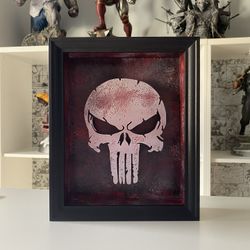 Custom made punisher frame shadow box