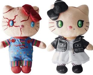 Chucky And Tiffany Hello Kitty Plush