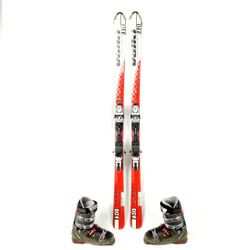 175 cm Volkl Supersport skis with bindings and boots all mountain snowskis w binding used skiis mens skies men's skiis  size 175cm 68mm wide