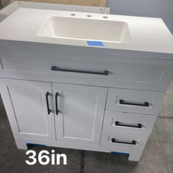 36in Bathroom Vanity With Top