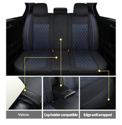 Car Back Seat Covers,Rear Seat Covers,Universal Fit for Most Cars,SUV