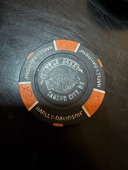 Harley-Davidson “Free Drink” chip from Battle Born in Carson City