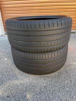 275/35/R23 Yokohama 108Y Advan Sport  V107 (DOT 2022) 2 Tires LIKE NEW