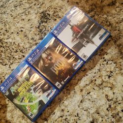 3 x VR PS4 PS5 PLAYSTATION GAMES NEW SEALED  INPATIENT, DOOM 3 , RICK AND MORTY