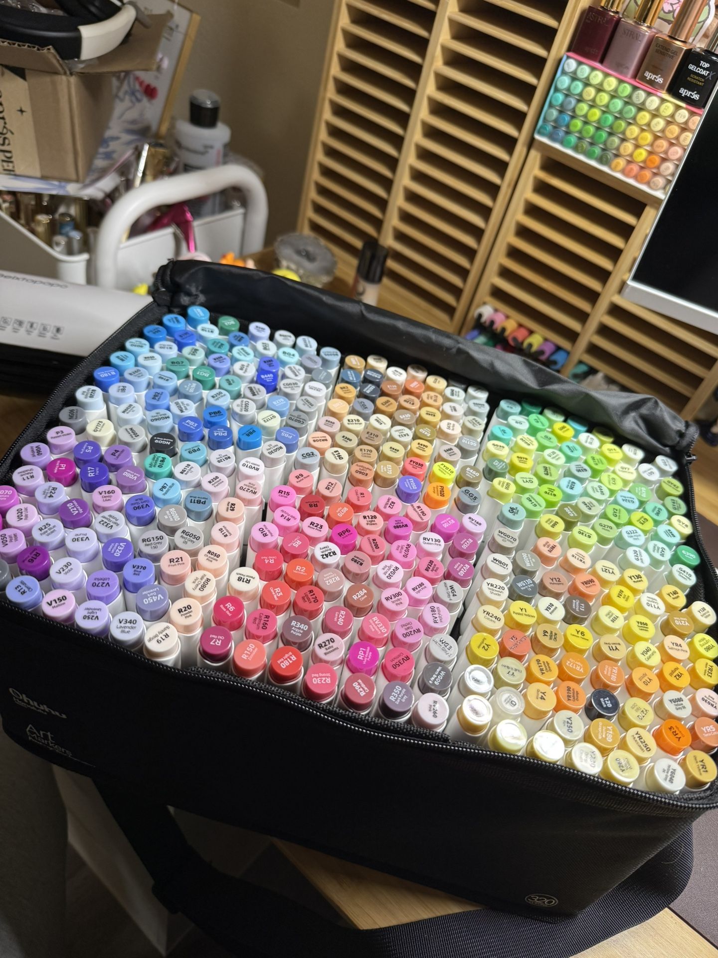 Ohuhu 320 Brush And Fine Markers