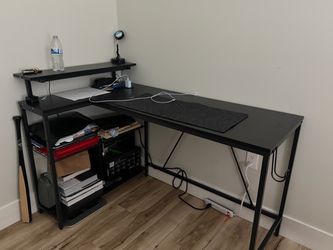 L shape desk