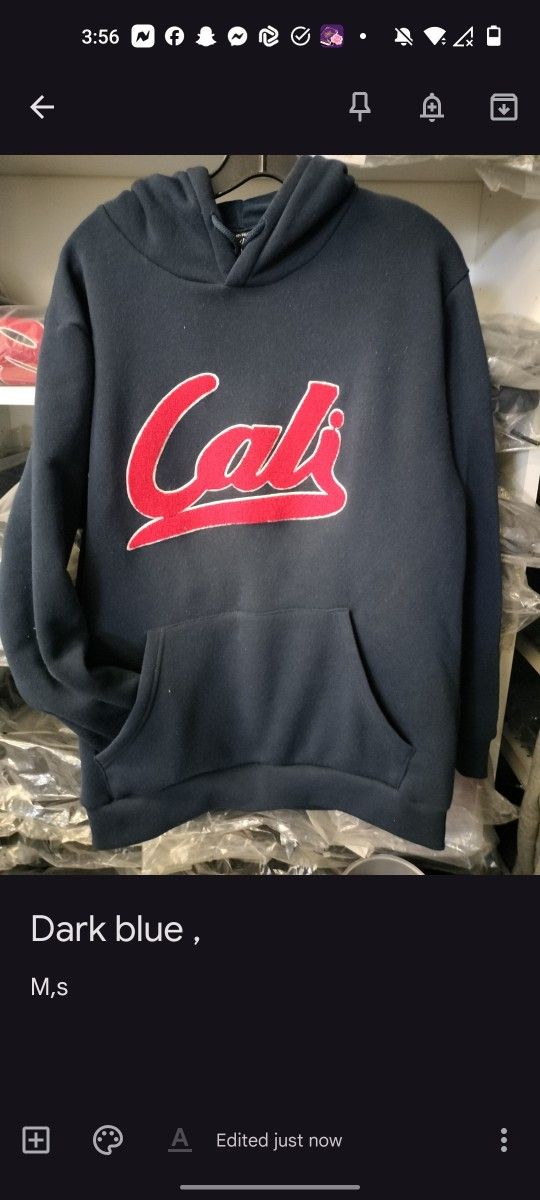 Cali Hoodies All Sizes And Colors