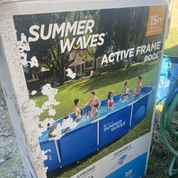 Pool Frame /pump/filters/pool 