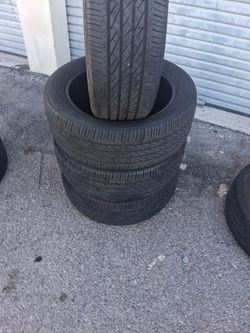 🌞4 TIRES SET 215/55/18 BRIDGESTONE TURANZA