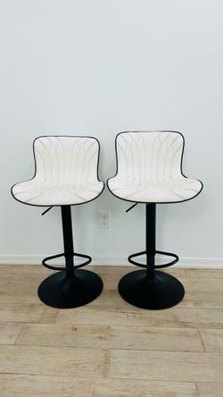 Set of 2 Adjustable Bar Stools
