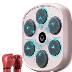 2025 New Model Smart Music Boxing Machine for Adults and Kids, Training Machine with LED Electronic Wall Mounted, Home Indoor Workout Equipment with P